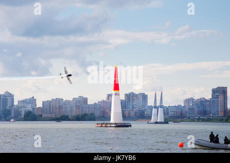 KASAN, Russland - 22. Juli 2017 Red Bull Air Race Stockfoto