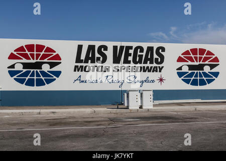 Las Vegas - ca. Juli 2017: Las Vegas Motor Speedway. LVMS beherbergt NASCAR und NHRA Veranstaltungen einschließlich der Pennzoil 400 V Stockfoto