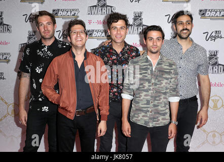 NHL Awards an T-Mobile Arena - Ankünfte mit 2017: Arkells wo: Las Vegas, Nevada, Vereinigte Staaten, wann: 22. Juni 2017 Kredit: Judy Eddy/WENN.com Stockfoto