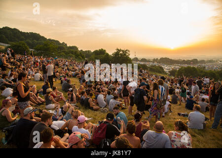 Glastonbury Festival 2017 - Tag 1 Mitwirkende: Atmosphäre wo: Somerset, Vereinigtes Königreich bei: 21. Juni 2017 Credit: WENN.com Stockfoto