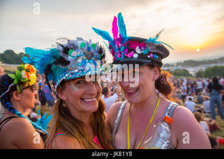 Glastonbury Festival 2017 - Tag 1 Mitwirkende: Atmosphäre wo: Somerset, Vereinigtes Königreich bei: 21. Juni 2017 Credit: WENN.com Stockfoto