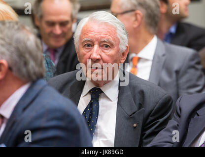 Der Herr Stahl des Aikwood bei der Ankündigung des neuen Liberal Democrats. Sir Vince Cable wurde als der neue Führer angekündigt. Stockfoto