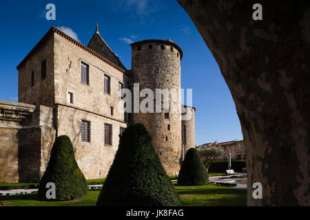 Frankreich, Languedoc-Roussillon, Aude-Abteilung, Narbonne, Erzbischöflichen Palast, außen Stockfoto