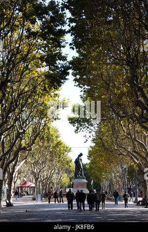 Frankreich, Languedoc-Roussillon, Hérault Abteilung, Beziers, Allees Paul Riquet promenade Stockfoto