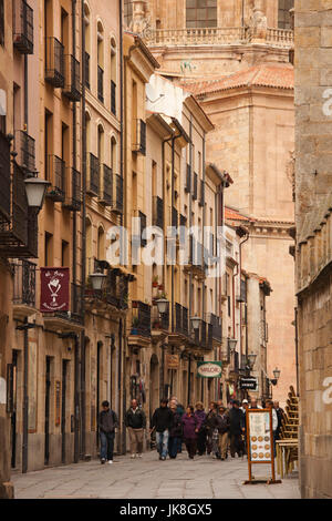 Spanien, Castilla y Leon Region, Provinz Salamanca, Salamanca, Calle Rua Mayor Stockfoto