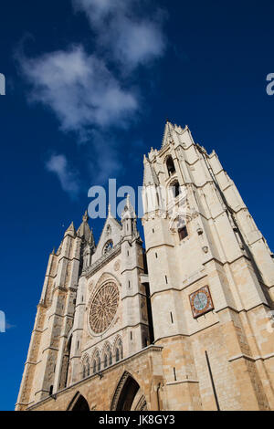Spanien, Castilla y Leon Region, Provinz Leon, Leon, Catedral de León, Kathedrale Stockfoto