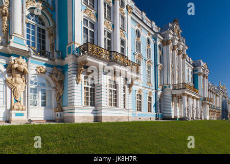 Russland, Sankt Petersburg, Puschkin-Zarskoje Selo, Katharinenpalast Stockfoto