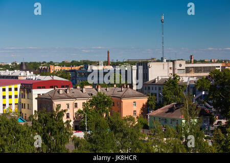 Russland, Oblast Pskow, Pskow, erhöhten Blick auf die Stadt Stockfoto