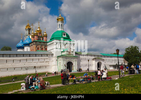 Russland, Moskauer Oblast, Goldener Ring, Sergijew Posad, Kloster des Heiligen Sergius Stockfoto