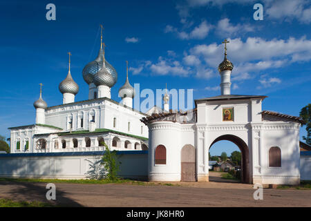 Russland, Yaroslavl Oblast, Goldener Ring, Uglitsch, Woskressenskij Kloster Stockfoto