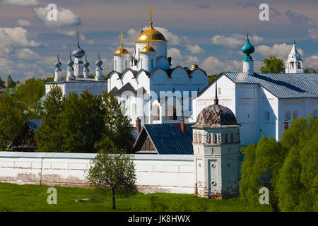Russland, Vladimir Oblast, Goldener Ring, Susdal, Fürbitte Kloster Stockfoto