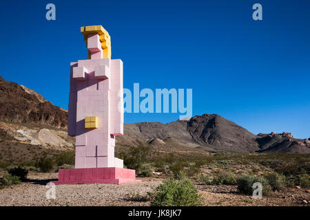 USA, Nevada, Great Basin, Beatty, Geisterstadt Rhyolite, Goldwell Freilichtmuseum, Lady Wüste von Dr. Hugo Heyrmann Stockfoto