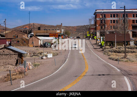 USA, Nevada, Great Basin, Goldfield, Innenstadt entlang RT. 95 Stockfoto