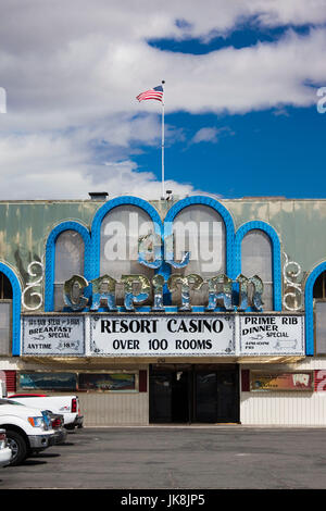 USA, Nevada, große Becken, Hawthorne El Capitan Resort Casino Stockfoto