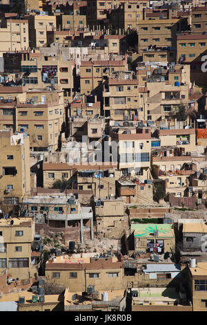 Jordanien, Amman, erhöhten Blick auf die Stadt von der Zitadelle Stockfoto