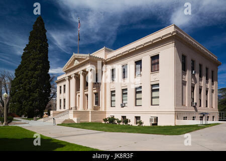 USA, Kalifornien, östliche Sierra Nevada Bereich, Unabhängigkeit, Inyo County Courthouse Stockfoto