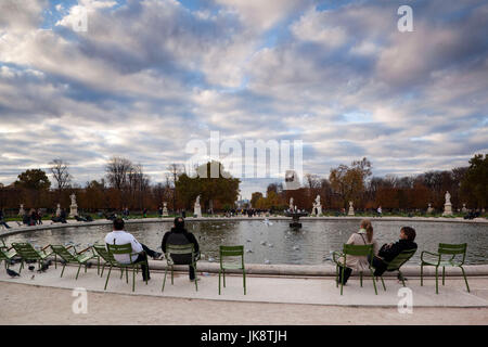 Frankreich, Paris, Jardin des Tuileries Gärten, NR Stockfoto