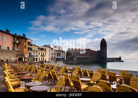 Frankreich, Languedoc-Roussillon, Pyrenäen-Orientales Abteilung, Vermillion Küstenlandschaften, Collioure, Eglise Notre Dame des Anges Stockfoto