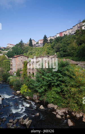 Frankreich, Region Puy-de-Dome-Abteilung, Auvergne, Thiers, Besteck Hauptstadt von Frankreich, alte Fertigung Tal Stockfoto