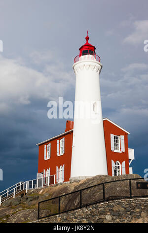 Kanada, British Columbia, Vancouver Island, Victoria, Fisgard Leuchtturm, außen Stockfoto