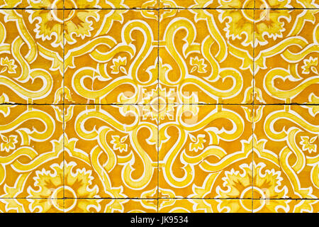 Traditionelle portugiesische verzierten Kacheln azulejos. Stockfoto