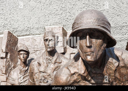 Warschau, Polen - 4. Oktober 2014: Denkmal gewidmet Warschauer Aufstand von 1944. Erstellt von Wincenty Kucma und Jacek Budyn. Stockfoto