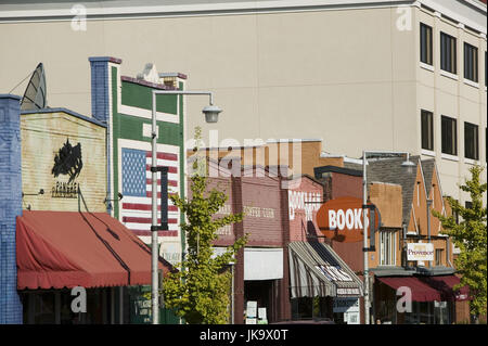 USA, Tennessee, Nashville, Hillsboro Dorf, Geschäfte, Straßenzug, Nahaufnahme Stockfoto