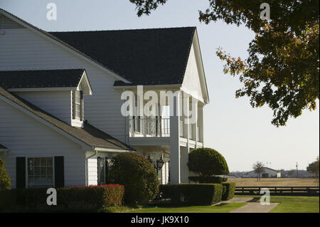 USA, Texas, Dallas, "South Fork Ranch", Villa, außen Stockfoto