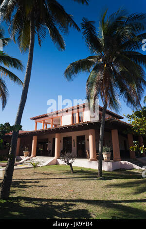 Hotel Cuatro Palmas, einmal die persönliche Residenz des ehemaligen kubanischen Diktator Fulgencio Batista, Varadero, Provinz Matanzas, Kuba Stockfoto