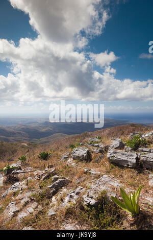 Kuba, Provinz Sancti Spiritus, Trinidad-Bereich, Topes de Collantes Park, erhöht, Ansicht Stockfoto