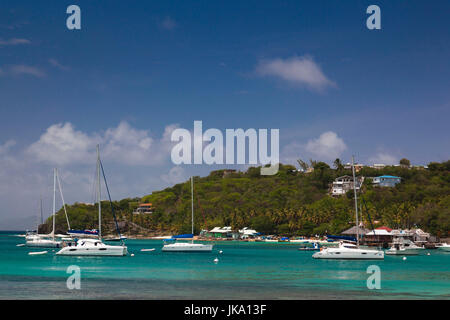 St. Vincent und die Grenadinen, Mustique, Britannia Bay Stockfoto