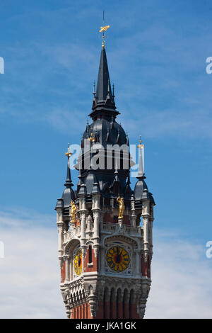 Frankreich, Region Nord-Pas de Calais, Pas de Calais Abteilung, Calais, Rathaus Stockfoto