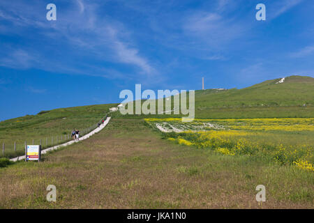 Frankreich, Region Nord-Pas de Calais, Pas-De-Calais-Abteilung, Cote-d-Opale-Bereich, Hamiot, Cap Blanc Nez Kap Stockfoto