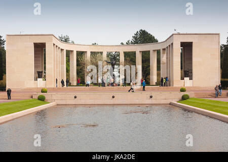 Frankreich, Normandie, Calvados Abteilung, d-Day Strände Gegend, Colleville-Sur-Mer, Normandie amerikanische Friedhof und Denkmal Stockfoto