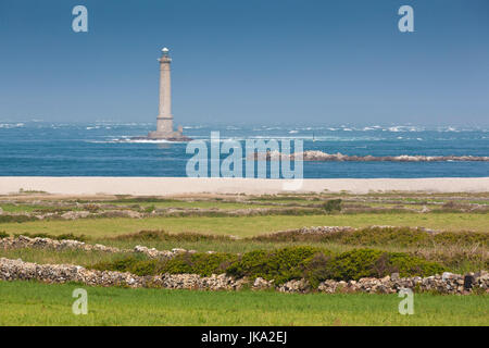 Frankreich, Normandie, Manche Abteilung Goury, Cap De La Hague Leuchtturm Stockfoto