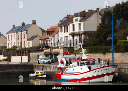 D-Day Strände Gegend, Port En Bessin, Fischerboote, Calvados Abteilung, Normandie, Frankreich Stockfoto