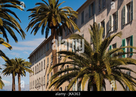 Frankreich, Korsika, Departement Corse-du-Sud, Korsika West Coast Region, Ajaccio, Gebäude detail Stockfoto