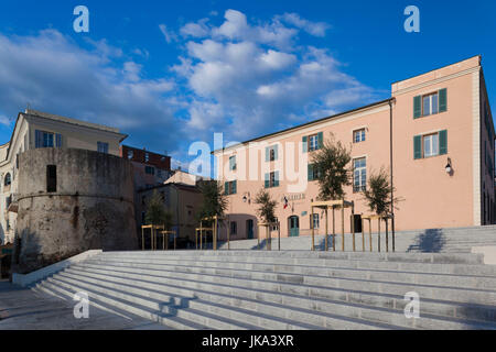 Frankreich, Korsika, Haute-Corse Abteilung, La Balagne Region, Ile Rousse, Rathaus Stockfoto