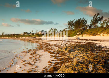 Eleuthera Insel, Harbour Island, Bahamas, Pink Sand Beach, dawn Stockfoto