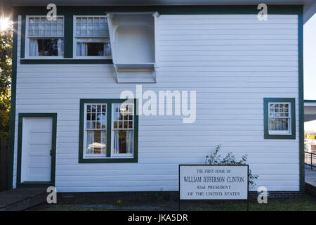 USA, Arkansas, Hoffnung, Geburtsort des ehemaligen Präsidenten Bill Clinton, außen Stockfoto