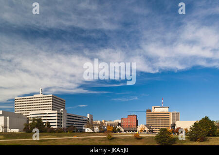 USA, Kansas, Topeka, Skyline der Stadt Stockfoto