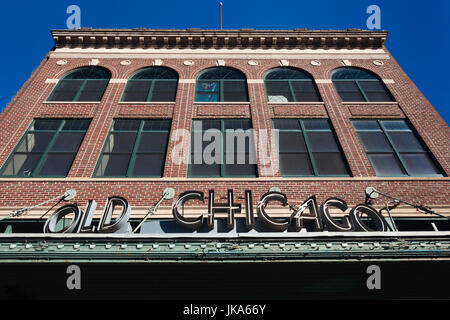 USA, Nebraska, Lincoln, Haymarket District, Old Chicago Restaurant Stockfoto