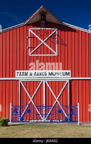 USA, Oklahoma, Elk City, Farm und Ranch Museum, Scheune Stockfoto