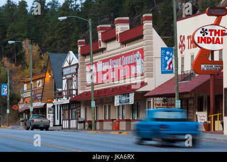 USA, South Dakota, Black Hills National Forest, Keystone, Mt. Rushmore Stadt Stockfoto