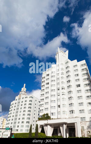 USA, Florida, Miami Beach, das Ritz Plaza und Delano Hotels Stockfoto