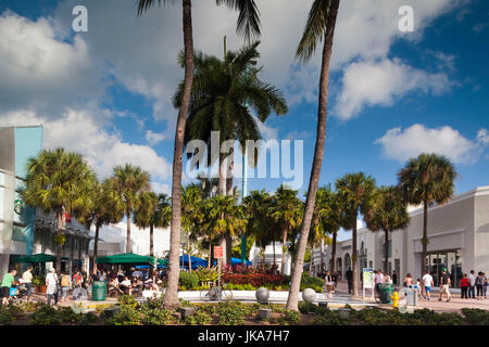 USA, Florida, Miami Beach, Lincoln Road Stockfoto