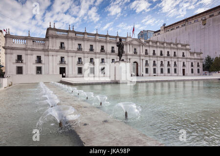 Chile, Santiago, Palacio De La Moneda, Präsidentenpalast Stockfoto