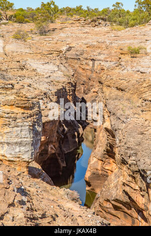 Die Schlucht von der Böschung, Cobbold Gorge, Queensland, Australien Stockfoto