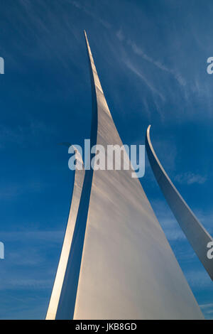 USA, Virginia, Arlington, National Air Force Memorial Stockfoto