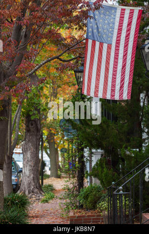 Historische Olde Town, Portsmouth, Virginia, USA Halbin Stockfoto